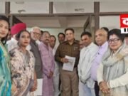 कांग्रेस ने डीआईजी व पुलिस अधीक्षक को सौंपा ज्ञापन