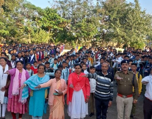 छिंदवाड़ा थाना उमरेठ क्षेत्र अंतर्गत हम होंगे कामयाब पखवाड़ा जागरूकता अभियान