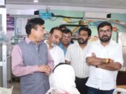 राज्यमंत्री पटेल ने जिला अस्पताल का किया निरीक्षण