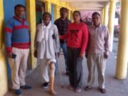 कृत्रिम पैर पाकर खुश हुआ गनाराम सनोडिया