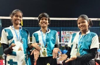 छिंदवाड़ा की तीन बेटियां खेलेगी राष्ट्रीय वॉलीबॉल प्रतियोगिता