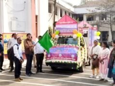 बाल विवाह मुक्ति रथ को हरी झंडी दिखाकर किया गया रवाना
