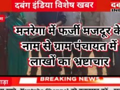 मनरेगा के काम में फर्जी मजदूर, सरपंच सचिव की मिली भगत