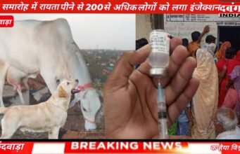 शादी समारोह में रायता पीने से 200 से अधिक लोगों को लगा रेबीज इंजेक्शन