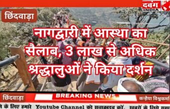 नागद्वारी में आस्था का सैलाब, 3 लाख श्रद्धालुओं ने किया दर्शन