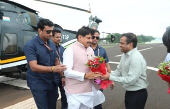 छिंदवाड़ा पहुंचे मध्य प्रदेश के मुख्यमंत्री डॉ मोहन यादव